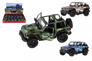 Obrázek z Auto Kinsmart Jeep Wrangler Camo Edition kov/plast 